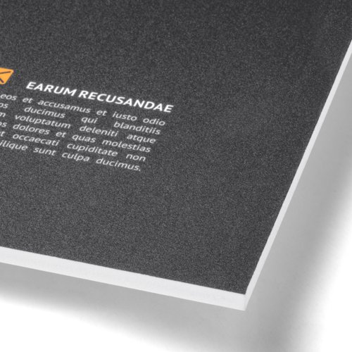 Pannello in schiuma morbida con forma personalizzabile.