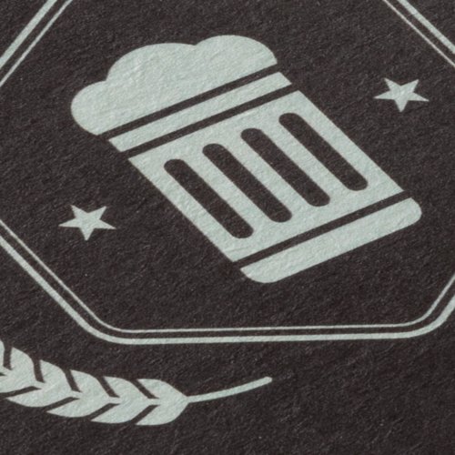 Sottobicchiere quadrato in cartone.