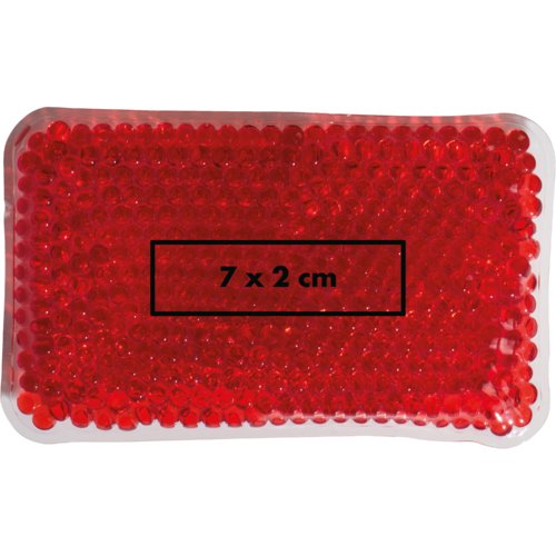 Cuscinetto caldo/freddo rosso, riutilizzabile.