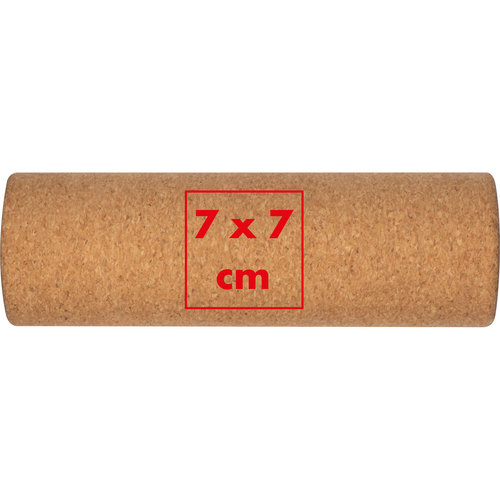 Rullo massaggiante marrone in sughero.