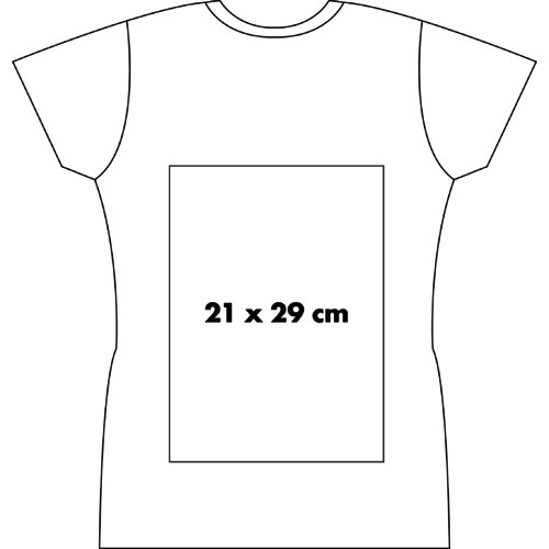 T-shirt bianca in cotone con scollo a V da donna.