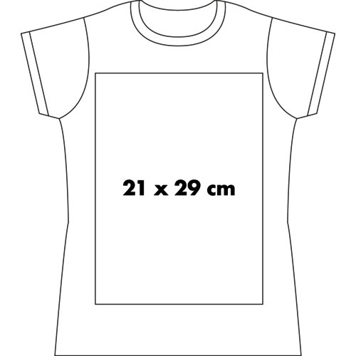 T-shirt da donna realizzata in materiale ecologico.