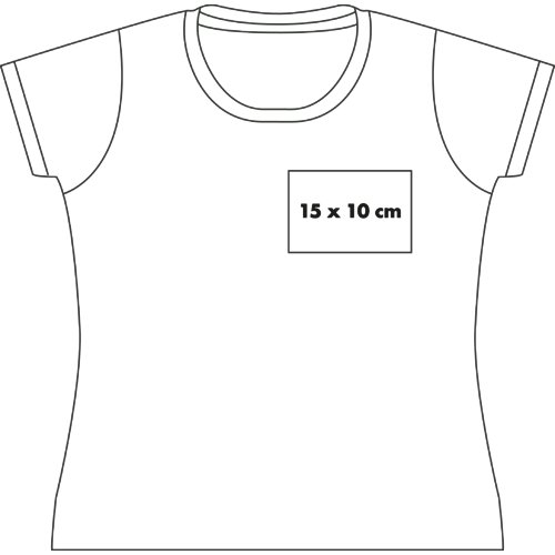 T-shirt in cotone da donna a maniche corte.