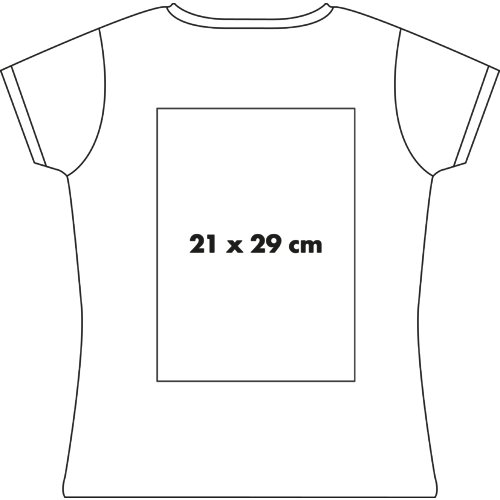 T-shirt in cotone da donna a maniche corte.