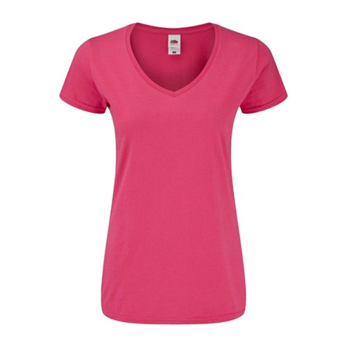 T-shirt scollo a V Fruit of the loom, donna 5